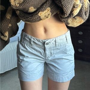 LOFT Women's Light Gray Cargo Shorts